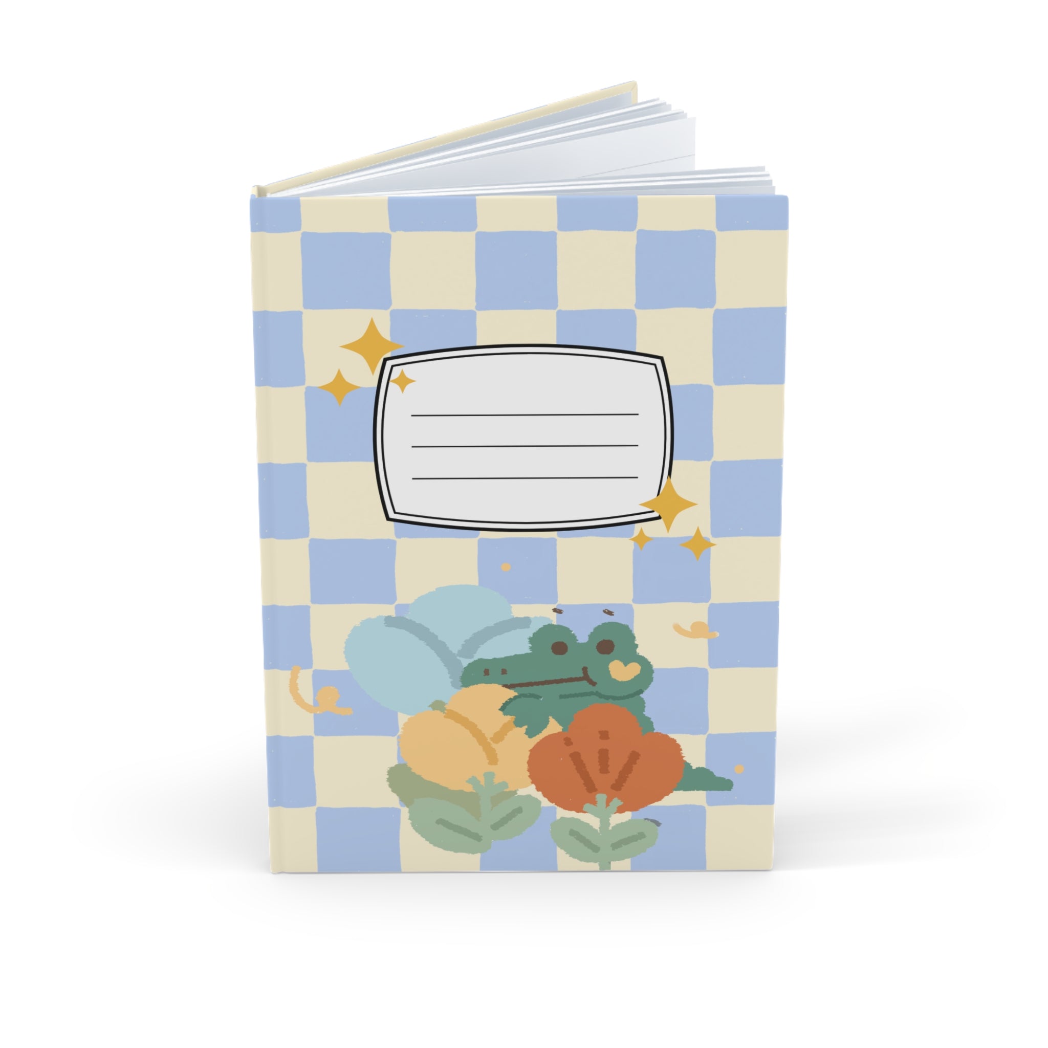Cute Gator A5 Journal — Hardcover Notebook