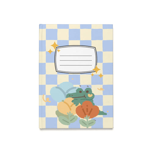 Cute Gator A5 Journal — Hardcover Notebook